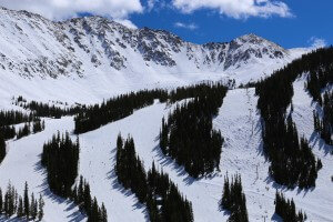 Colorado ski slope